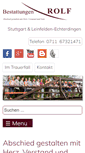 Mobile Screenshot of bestattungen-rolf.de